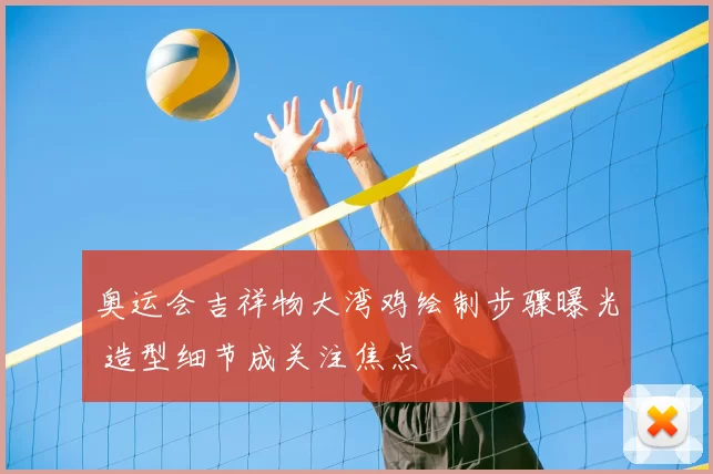 奥运会吉祥物大湾鸡绘制步骤曝光 造型细节成关注焦点