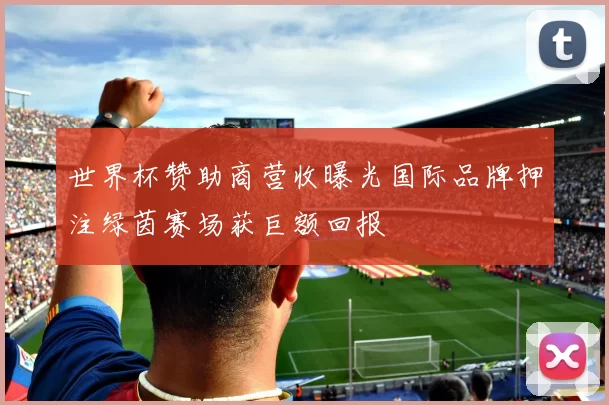世界杯赞助商营收曝光国际品牌押注绿茵赛场获巨额回报